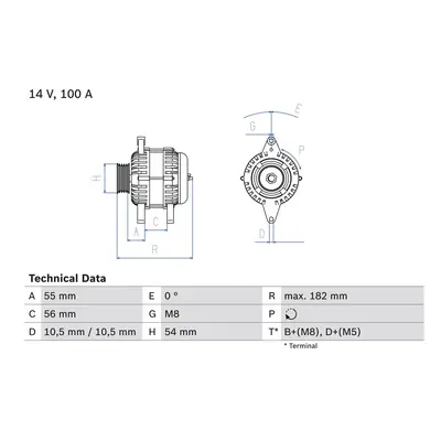 generátor BOSCH 0 986 042 740