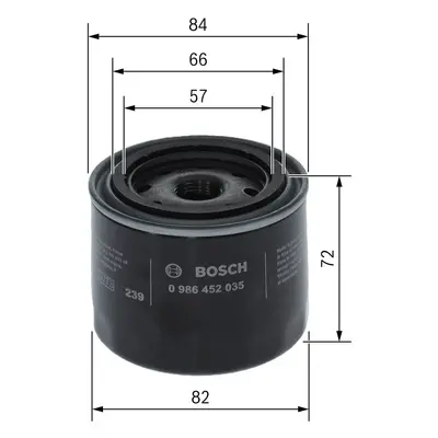 Olejový filtr BOSCH 0 986 452 035