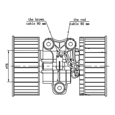 vnitřní ventilátor MAHLE AB 81 000S