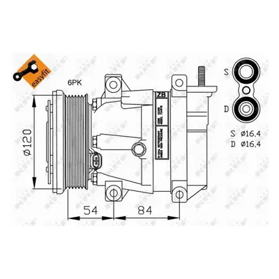 Kompresor, klimatizace NRF 32220