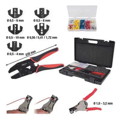 Krimpovací kleště - set KS TOOLS 115.1400