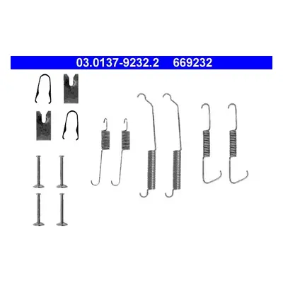 Sada příslušenství, brzdové čelisti ATE 03.0137-9232.2