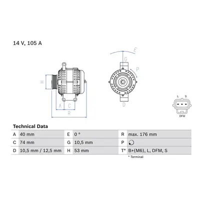 generátor BOSCH 0 986 042 790