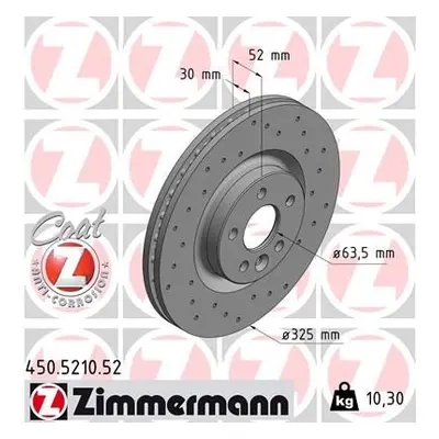 Brzdový kotouč ZIMMERMANN 450.5210.52