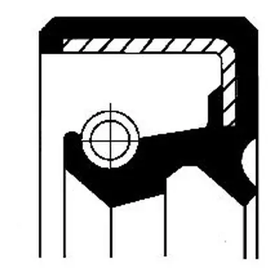 Těsnicí kroužek hřídele, hřídel převodovky CORTECO 12013029B