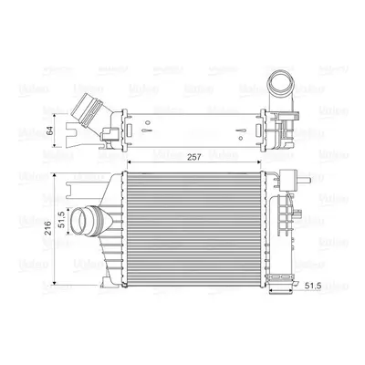 Chladič turba VALEO 818343