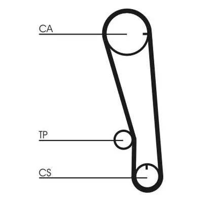 ozubený řemen CONTINENTAL CTAM CT665