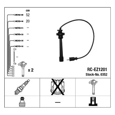 Sada kabelů pro zapalování NGK 0352