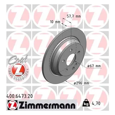 Brzdový kotouč ZIMMERMANN 400.6473.20