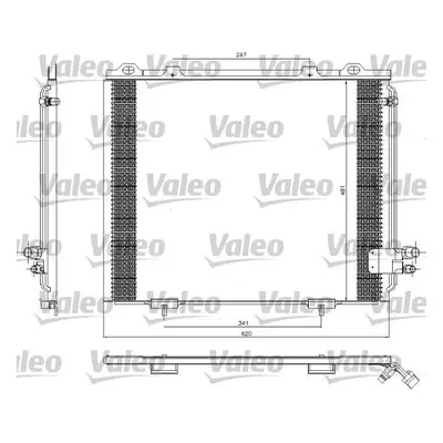 Kondenzátor, klimatizace VALEO 817252