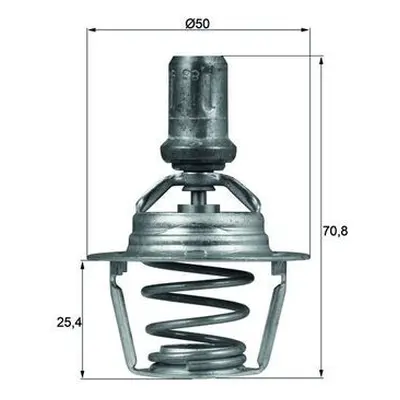 Termostat, chladivo MAHLE TX 66 86D