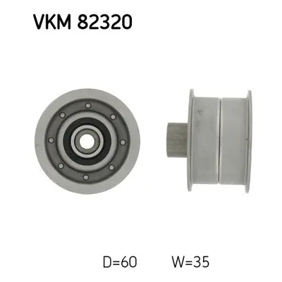 Vratná/vodicí kladka, ozubený řemen SKF VKM 82320