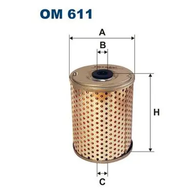 Hydraulický filtr, řízení FILTRON OM 611