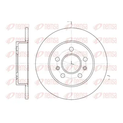 Brzdový kotouč REMSA 6239.02