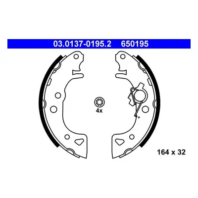 Sada brzdových čelistí ATE 03.0137-0195.2