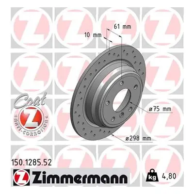 Brzdový kotouč ZIMMERMANN 150.1285.52