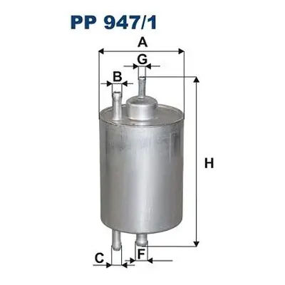 Palivový filtr FILTRON PP 947/1