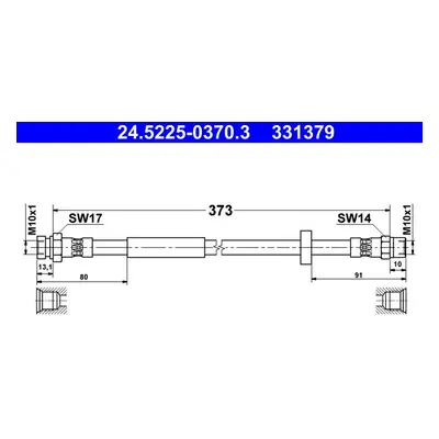 Brzdová hadice ATE 24.5225-0370.3