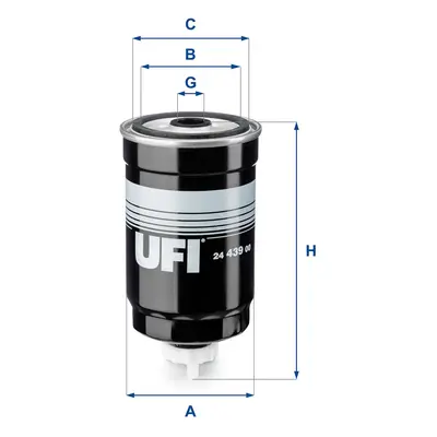 Palivový filtr UFI 24.439.00