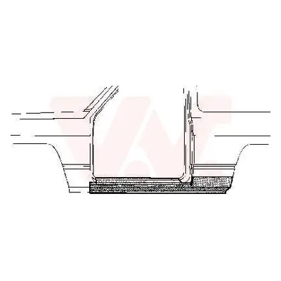 Nástupní panel VAN WEZEL 3240102