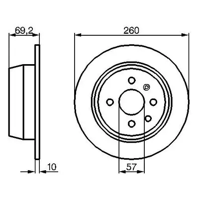 Brzdový kotouč BOSCH 0 986 478 086