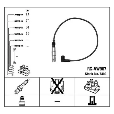 Sada kabelů pro zapalování NGK 7302