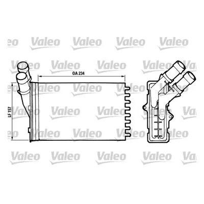 Výměník tepla, vnitřní vytápění VALEO 812005