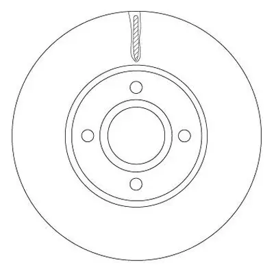 Brzdový kotouč TRW DF6898