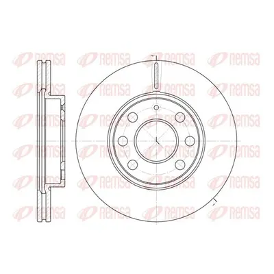 Brzdový kotouč REMSA 6665.10