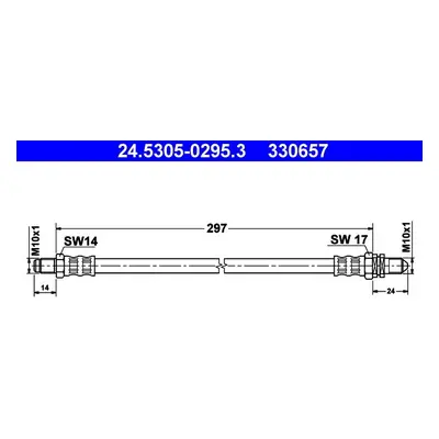 Brzdová hadice ATE 24.5305-0295.3