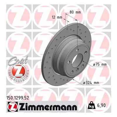 Brzdový kotouč ZIMMERMANN 150.1299.52