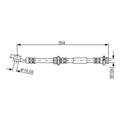 Brzdová hadice BOSCH 1 987 476 995