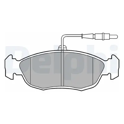 Sada brzdových destiček, kotoučová brzda DELPHI LP793