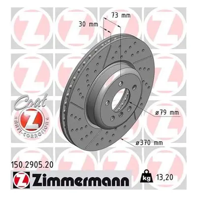 Brzdový kotouč ZIMMERMANN 150.2905.20