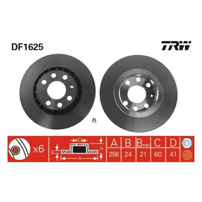 Brzdový kotouč TRW DF1625