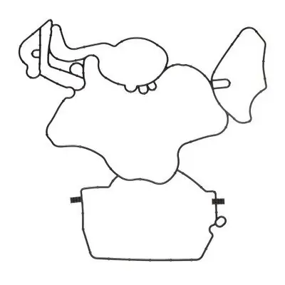 Těsnění, víko (kliková skříň) ELRING 122.472