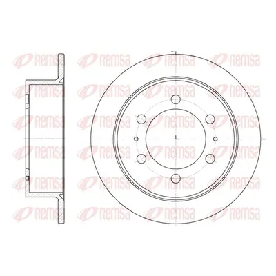 Brzdový kotouč REMSA 6784.00