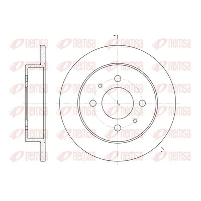 Brzdový kotouč REMSA 6765.00