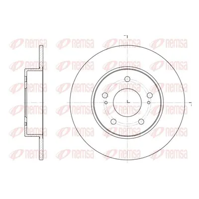 Brzdový kotouč REMSA 6909.00