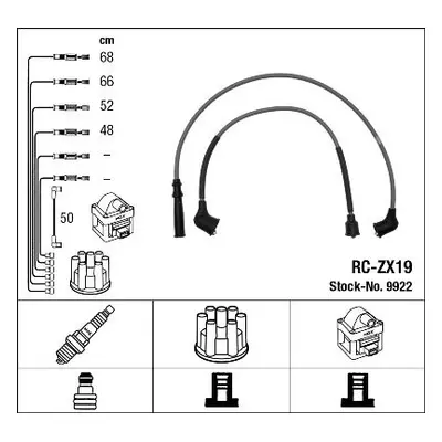 Sada kabelů pro zapalování NGK RC-ZX19