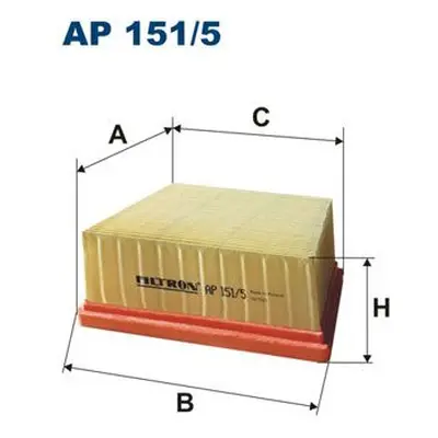 Vzduchový filtr FILTRON AP 151/5