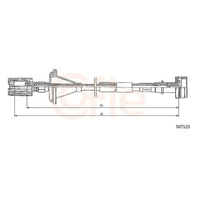 Hřídel tachometru COFLE S07125