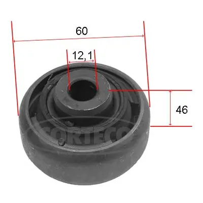 Uložení, řídicí mechanismus CORTECO 21652917