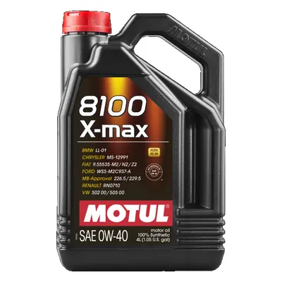 Motorový olej Motul 8100 X-MAX 0W-40, 4L