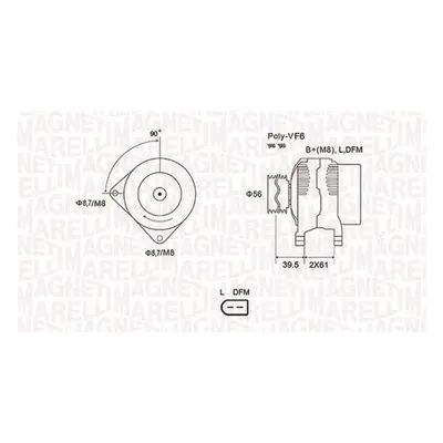 generátor MAGNETI MARELLI 063731912010