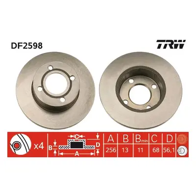 Brzdový kotouč TRW DF2598