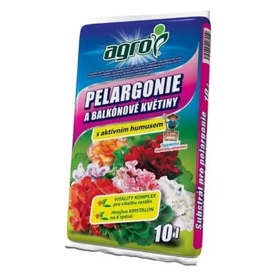 AGRO Substrát pro pelargonie - muškáty 10 l