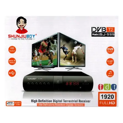 FULL HD digitální setobox DVB-T2 přijímač