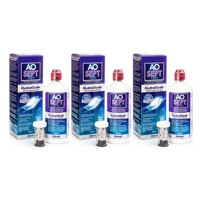 AOSEPT PLUS s Hydraglyde 3 x 360 ml s pouzdry