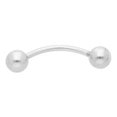 Ewena Piercing stříbrný z chirurgické oceli 1,4 cm